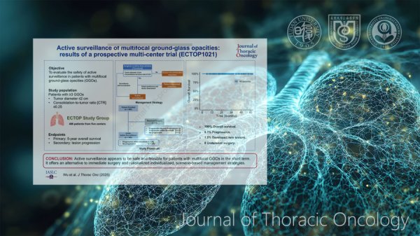 典丰投资 多发性磨玻璃肺结节无需“立马开”！陈海泉：窗口期科学监测，生存率100%
